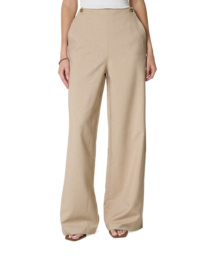 Dames pantalon beige