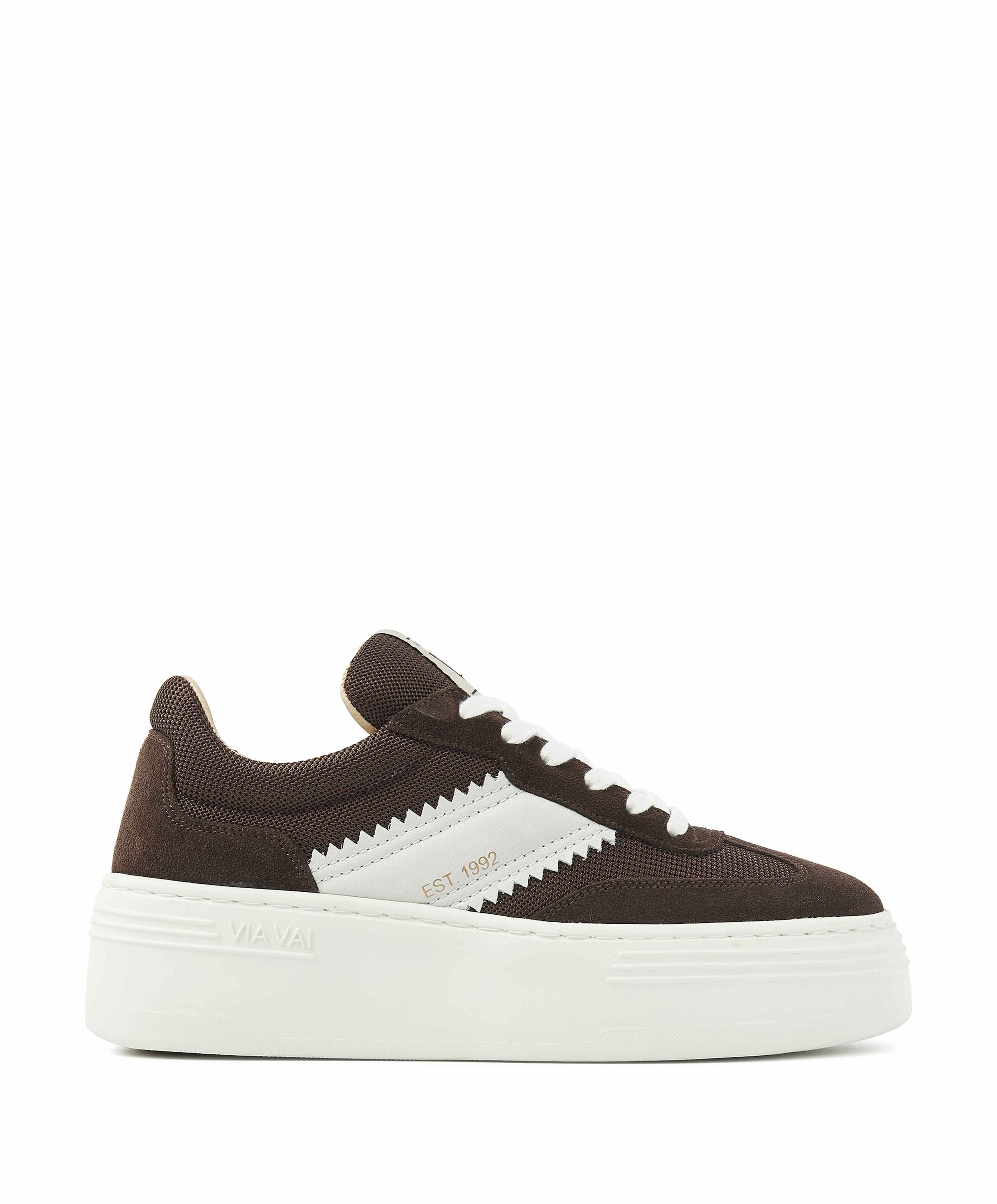 Isa Lou dames sneakers bruin
