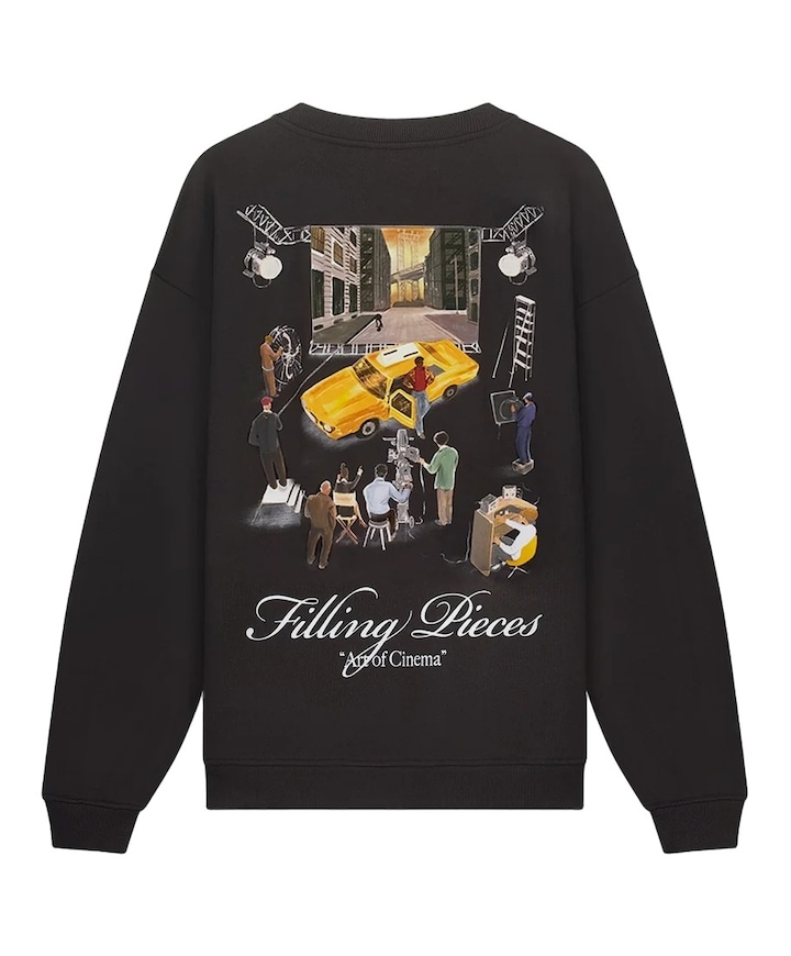 Heren sweater zwart