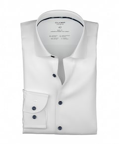 Heren overhemd lange mouw wit