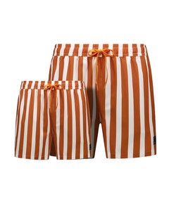 Heren zwemshort brique