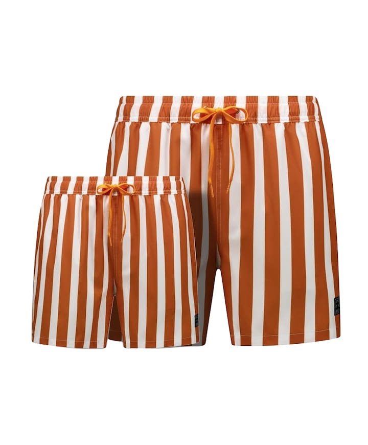 Heren zwemshort brique