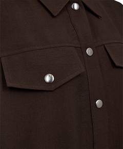 Dames blouse bruin