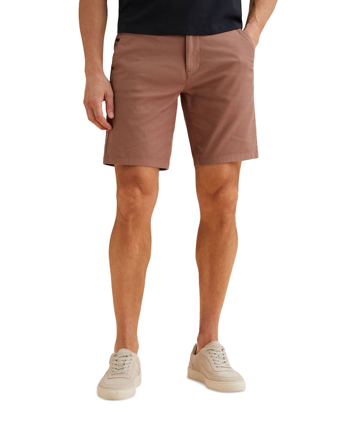 V65 DOBBY STRETCH PAKKET SH heren korte broek bordeaux