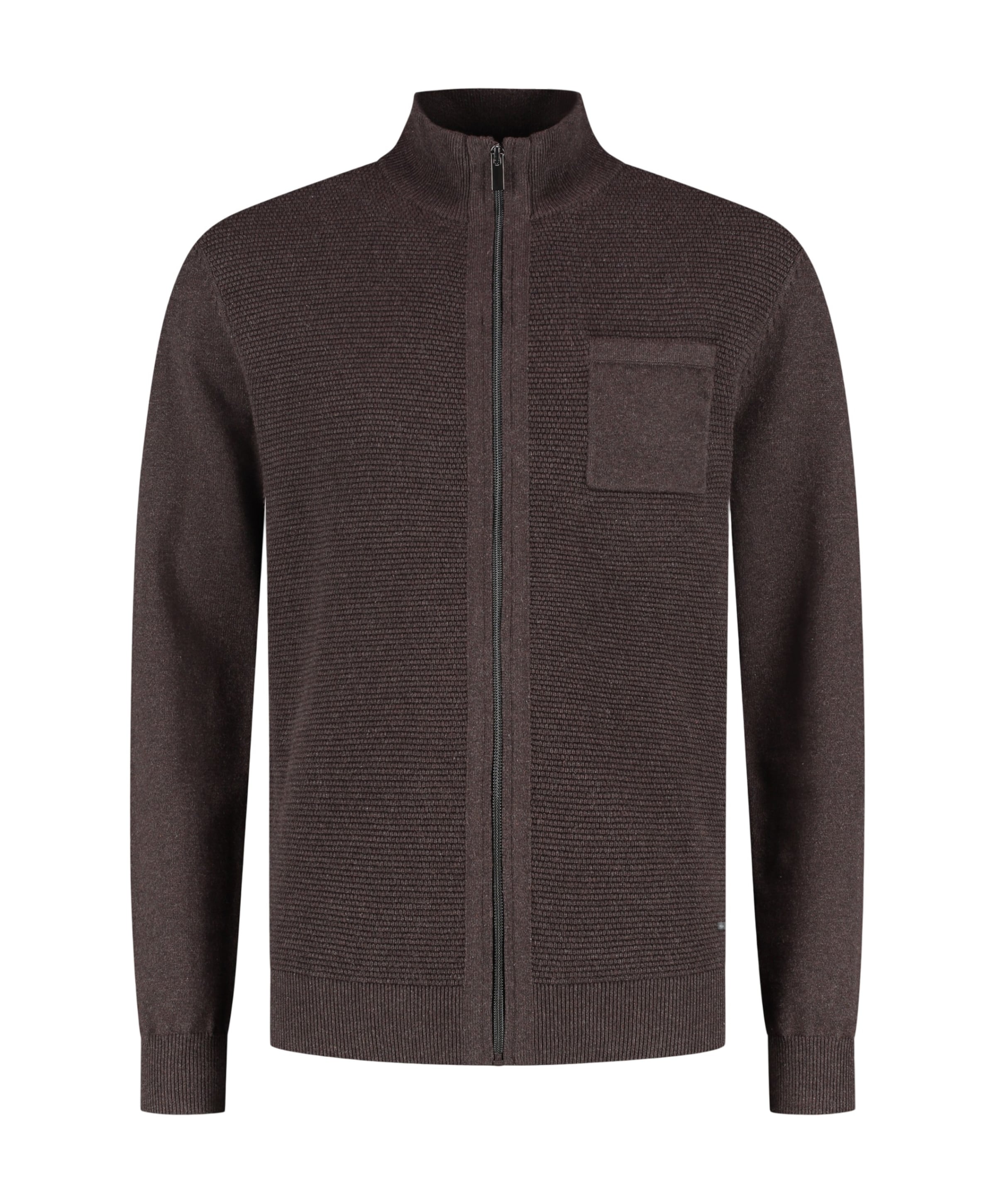Heren vest bruin