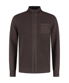 Heren vest bruin