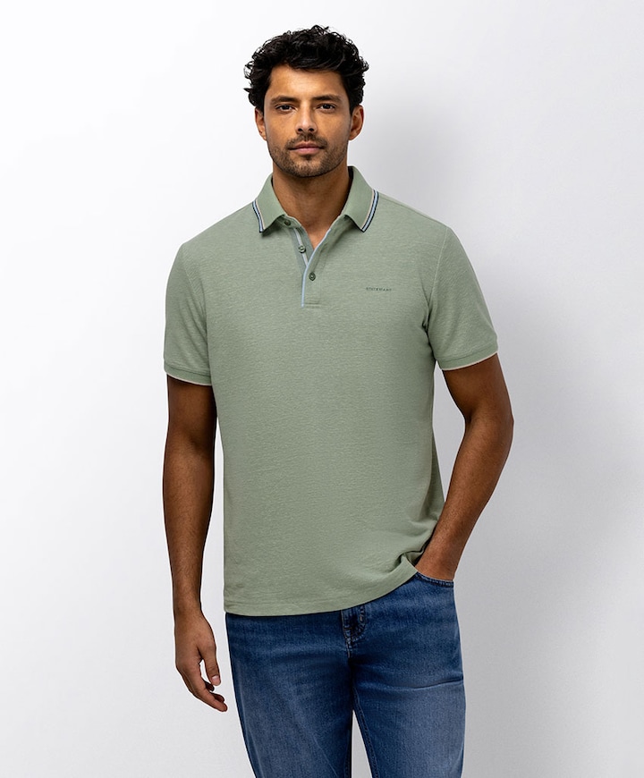 Heren polo groen