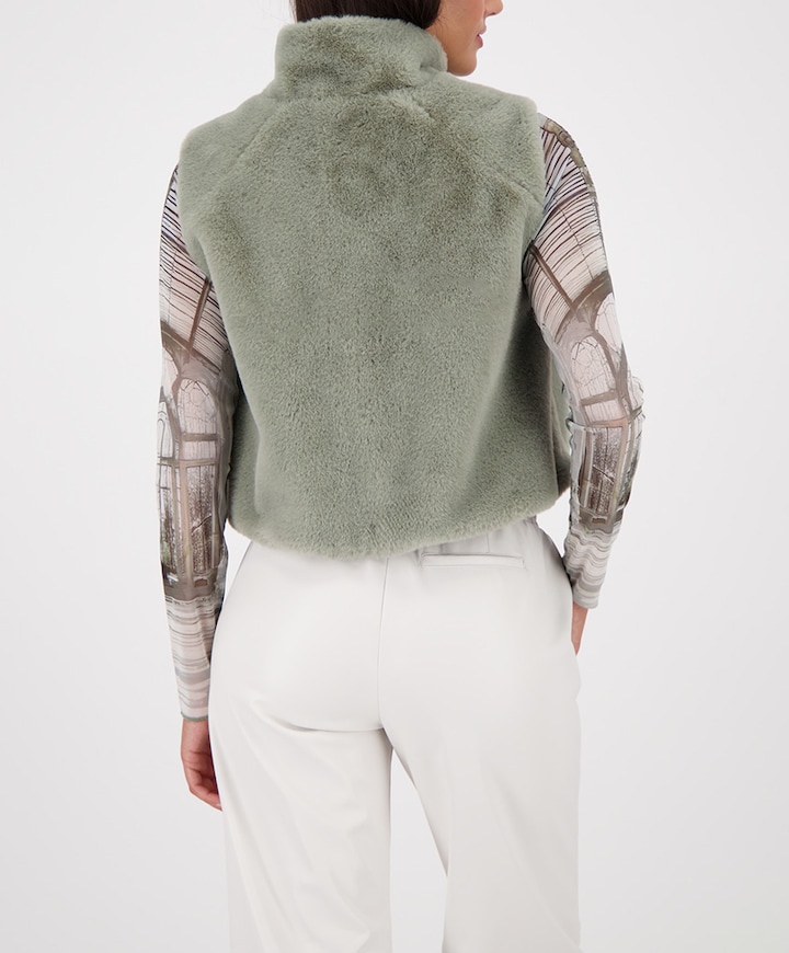 Dames bodywarmer groen