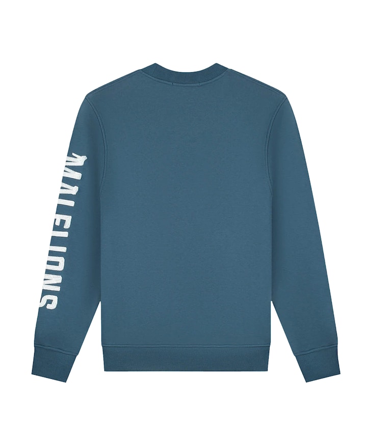Heren sweater blauw