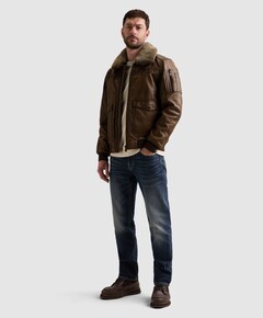 Heren jas bruin