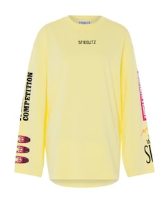 Dames longsleeve geel