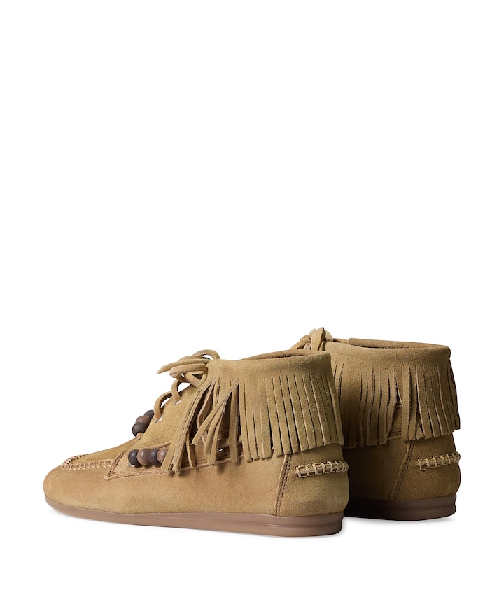 Native high loafer dames loafers beige