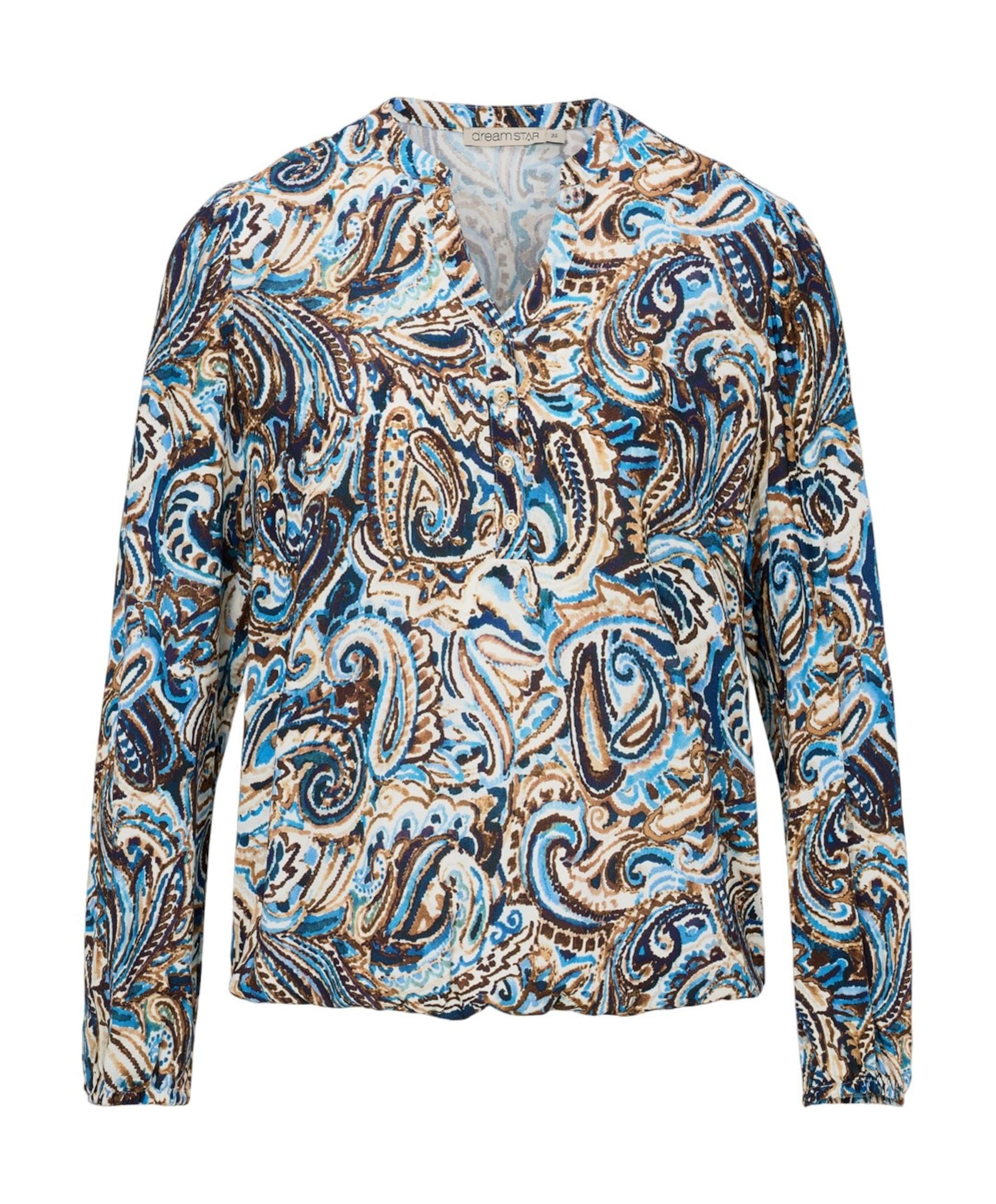 Dames blouse blauw
