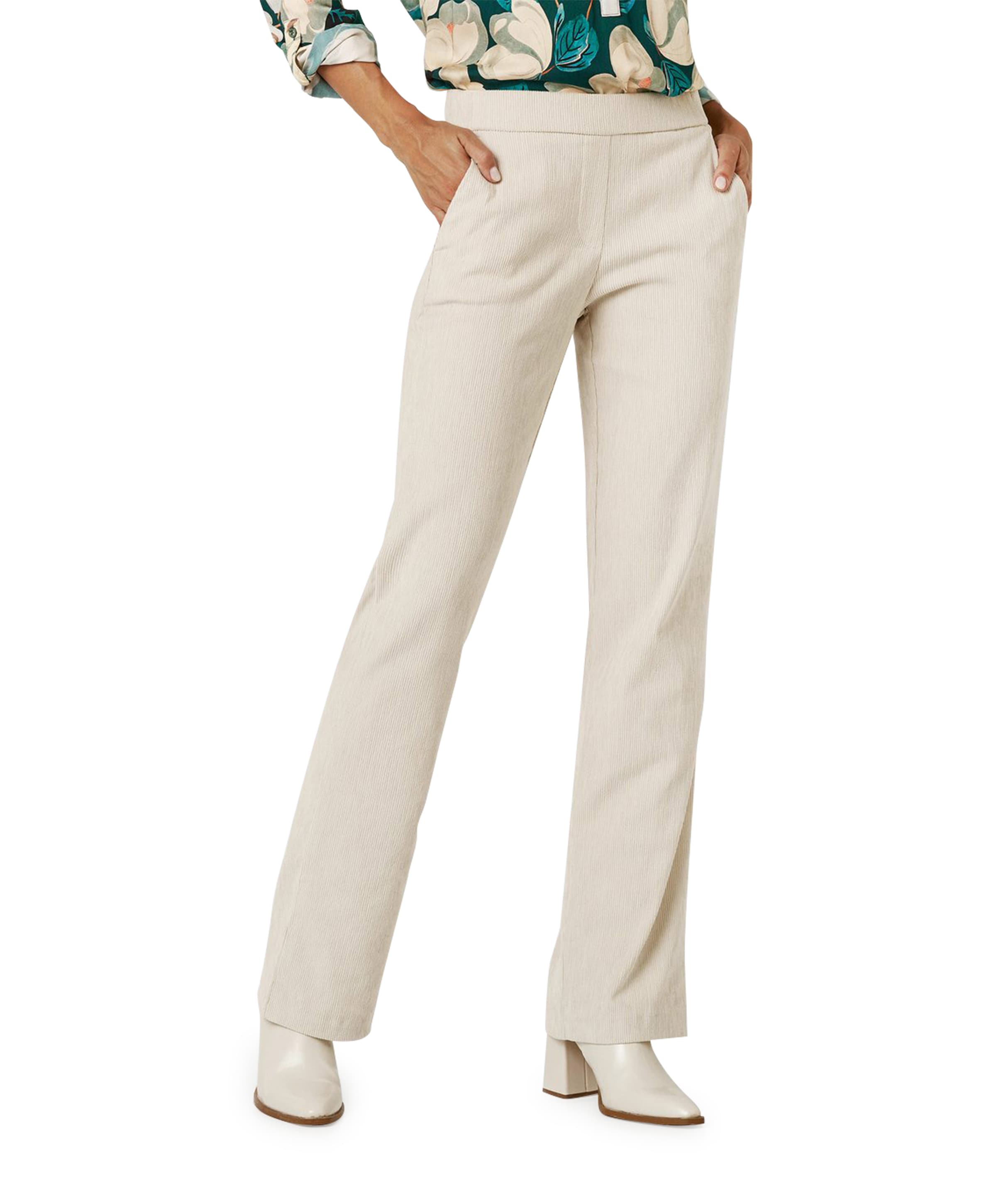 Jenny Wide Leg broek beige