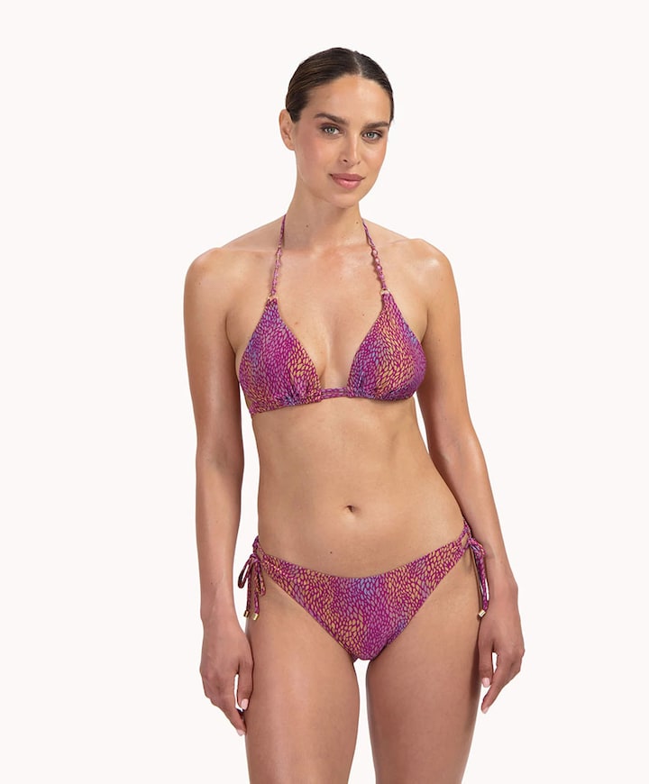 Dames bikinitop paars