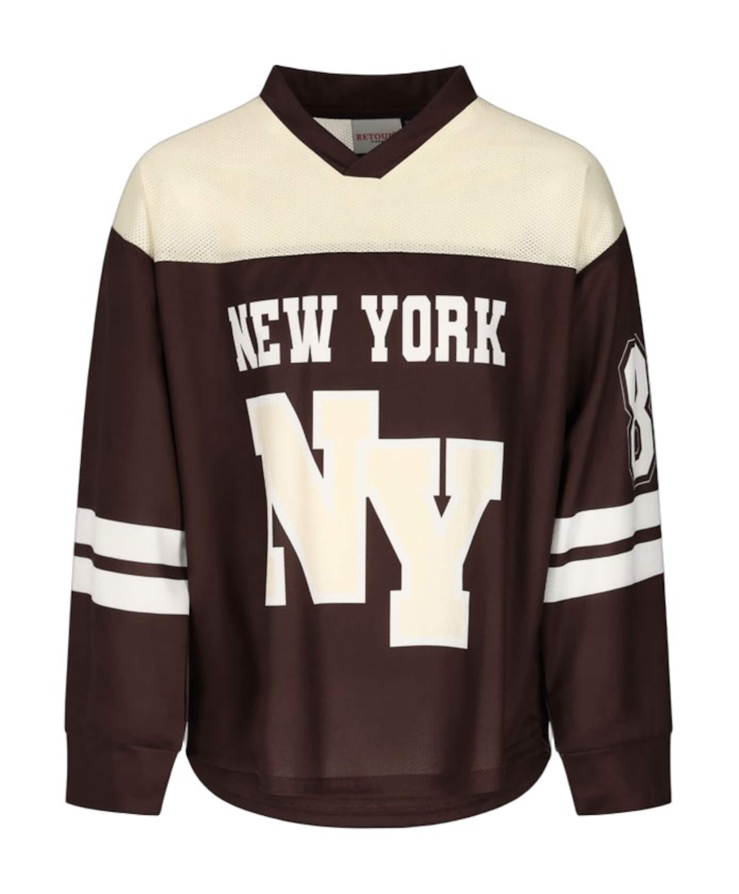Meisjes longsleeve bruin