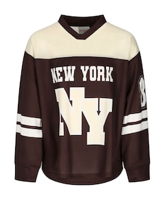 Meisjes longsleeve bruin