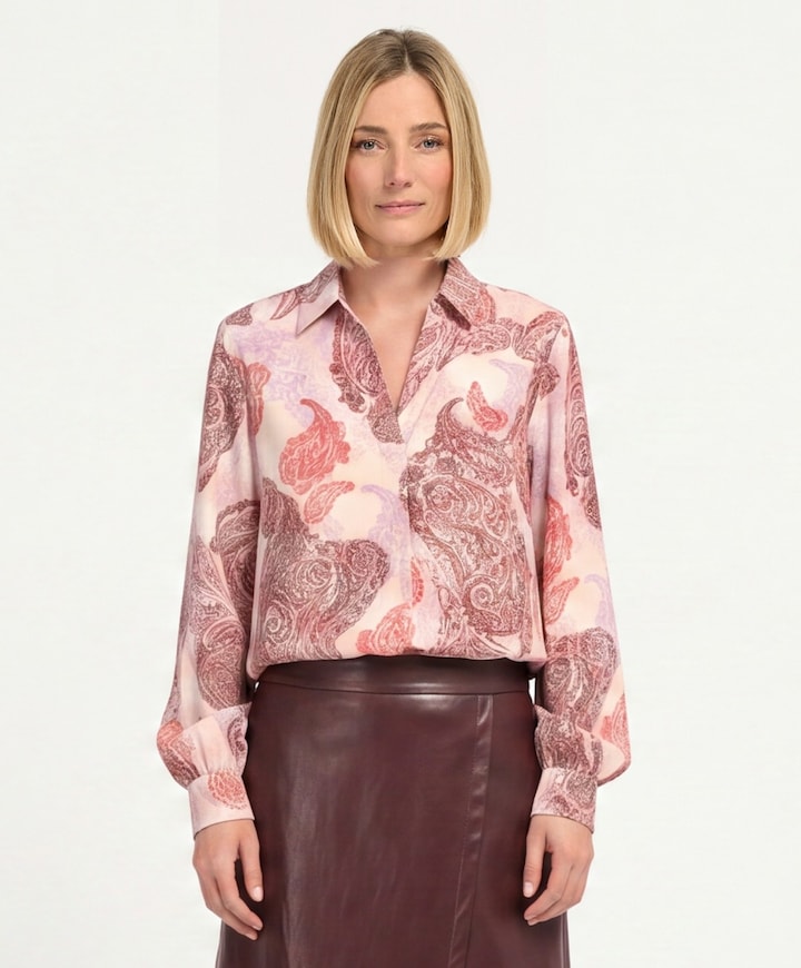 Dames blouse rood
