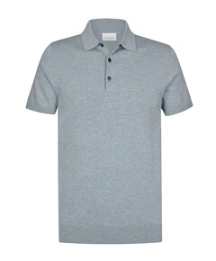 Heren polo blauw