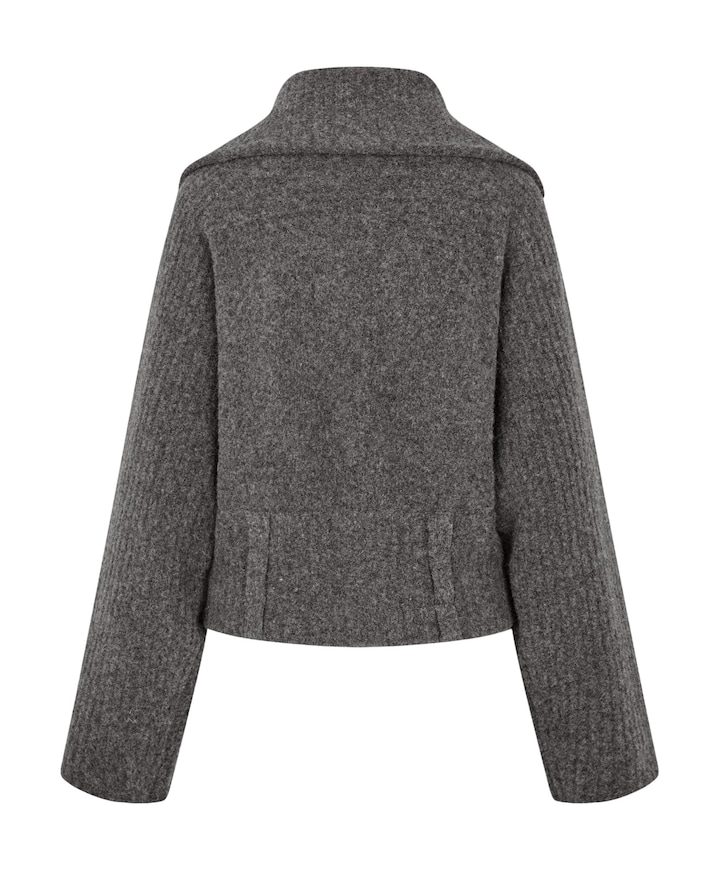 Dames vest grijs