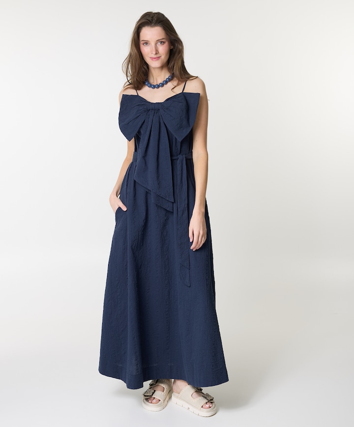 Dames jurk blauw