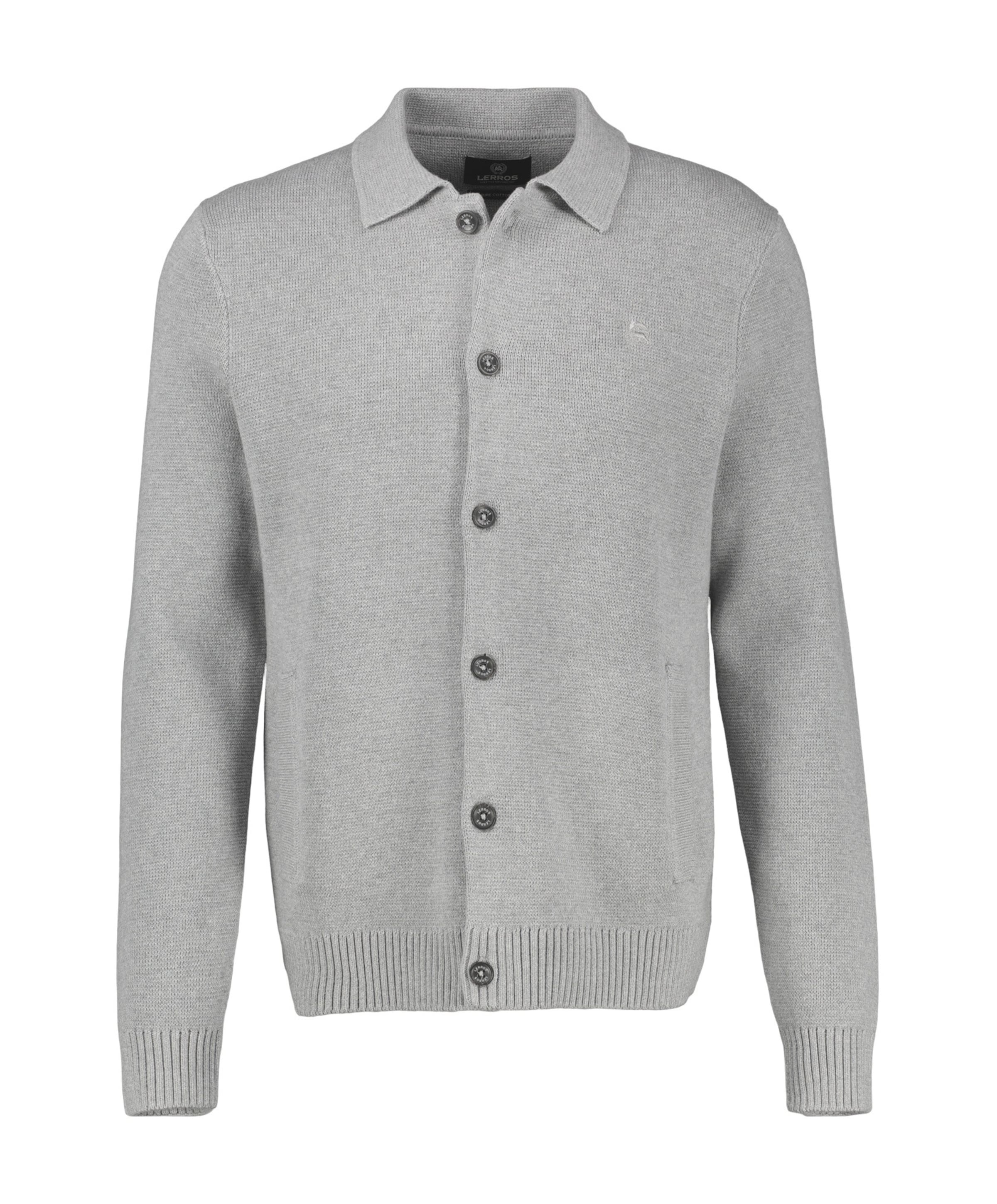 Heren vest grijs