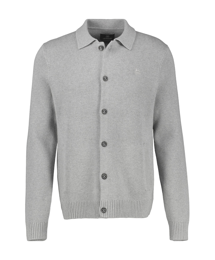 Heren vest grijs