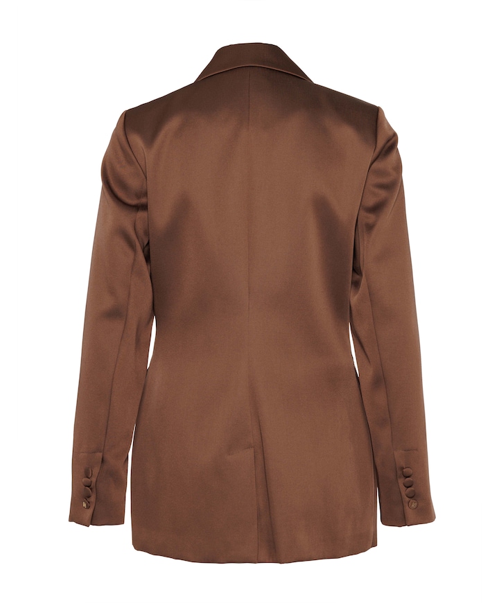 Dames blazer bruin