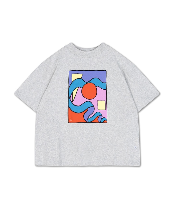 Meisjes t-shirt grijs