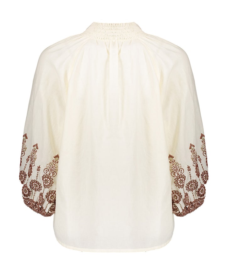 Dames blouse ecru