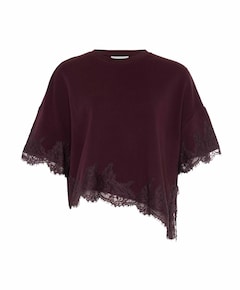 Dames top bordeaux