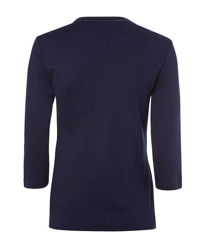 Dames longsleeve blauw