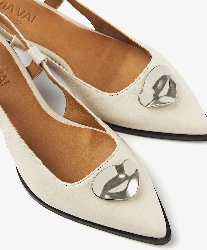 Lea Imani dames slingbacks bruin