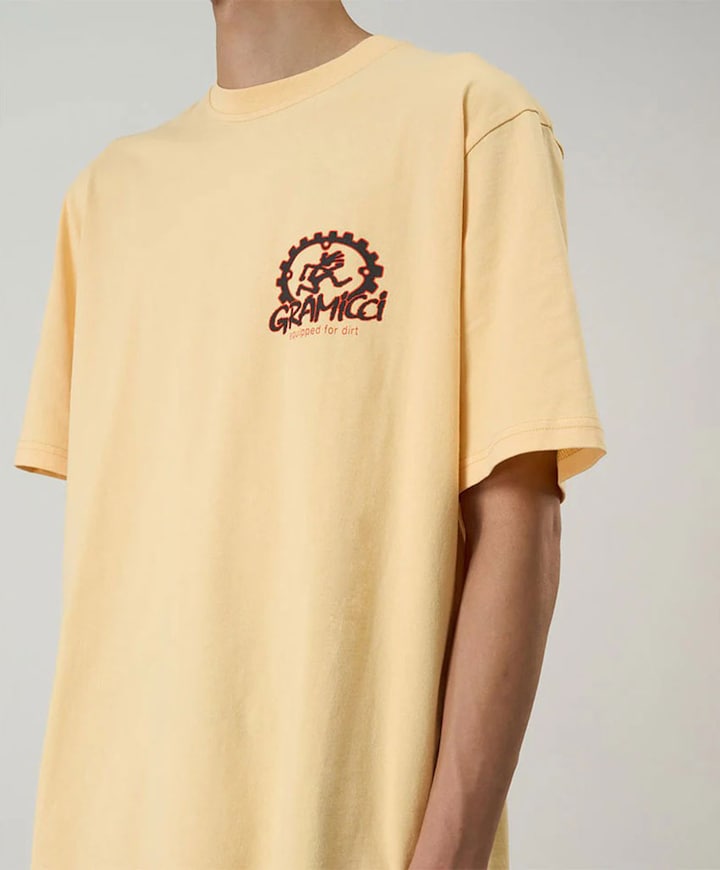 Heren T-shirt geel