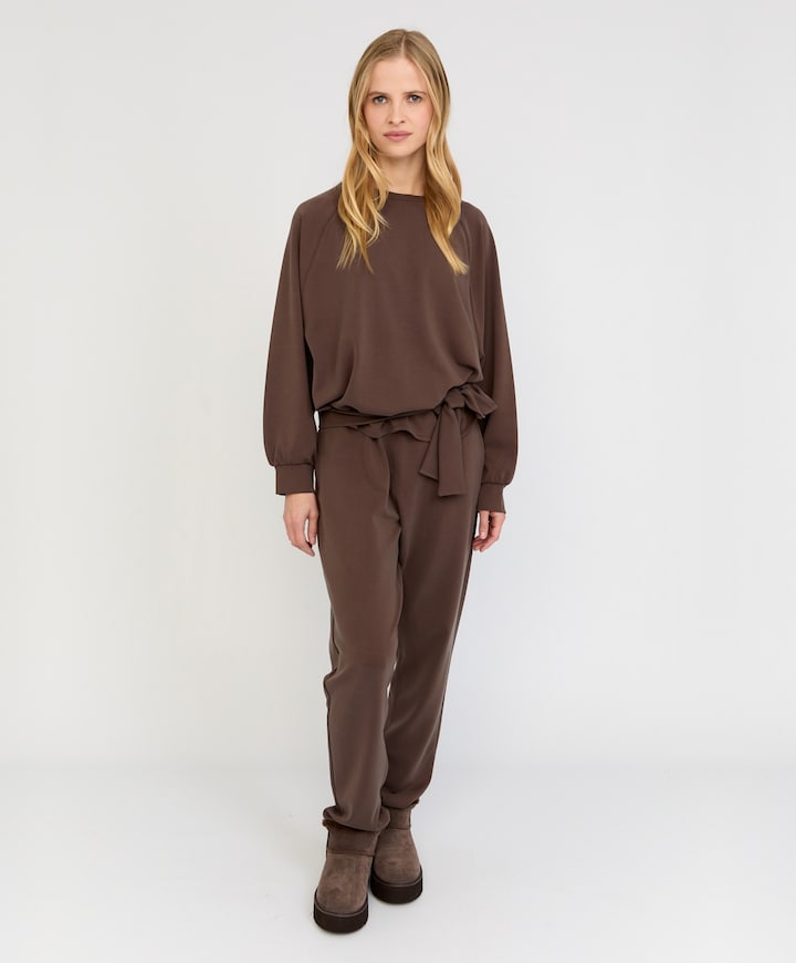 Dames sweater paars