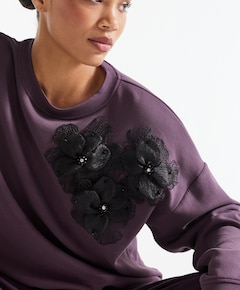 Dames sweater paars