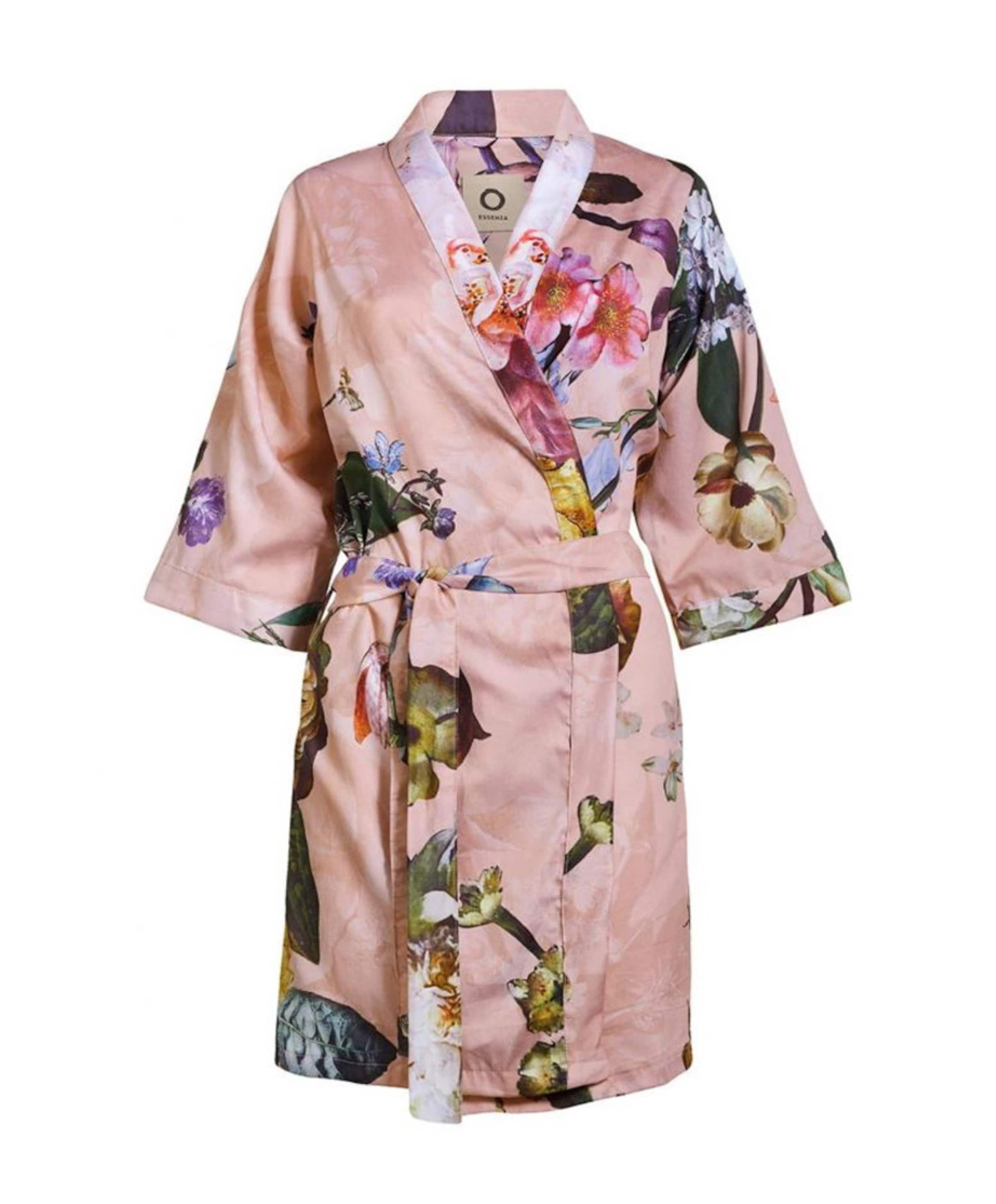 Dames ochtendjas roze