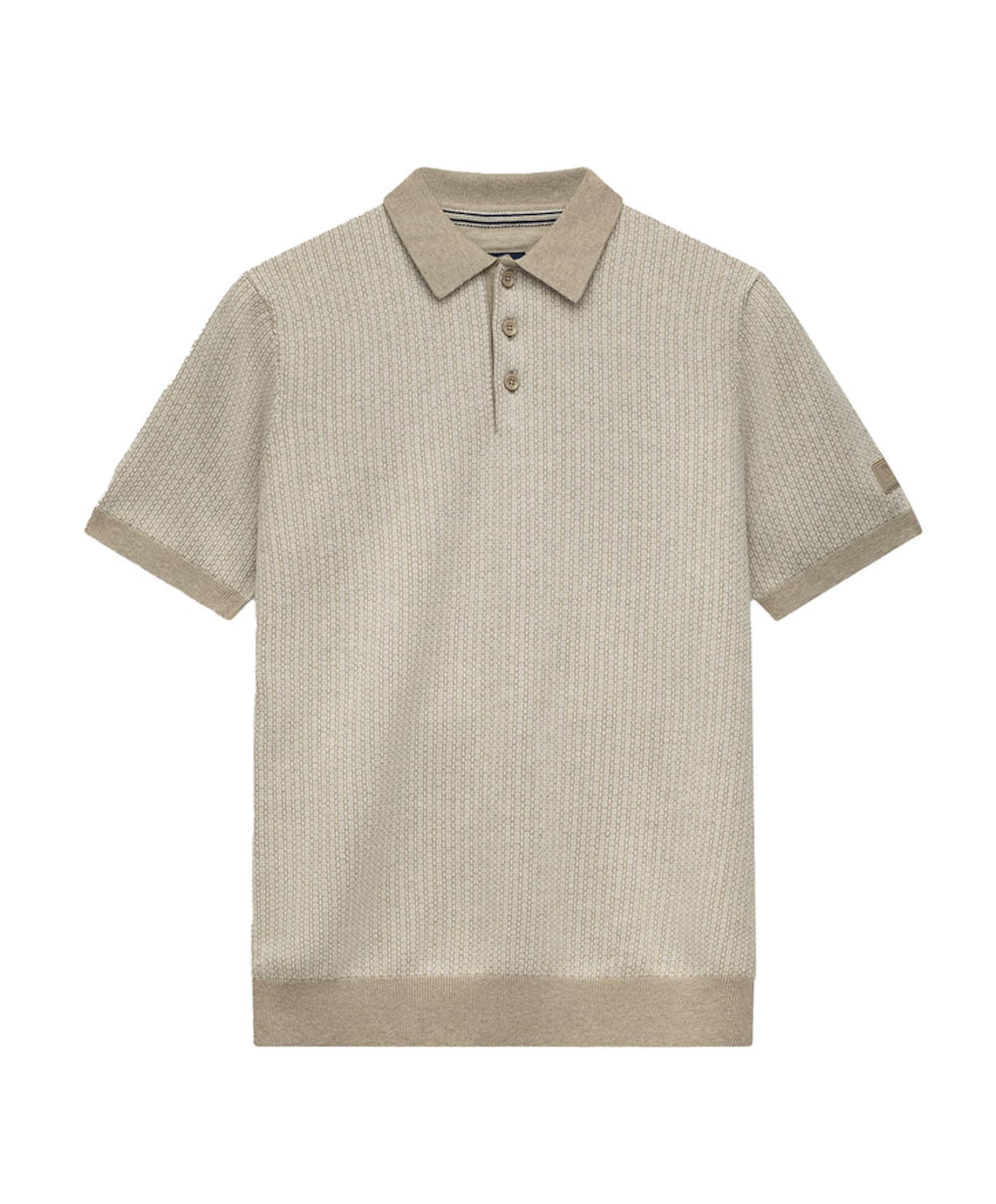 Heren polo beige