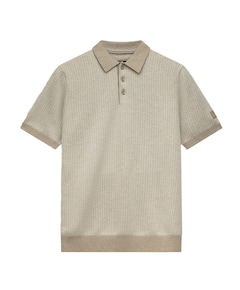 Heren polo beige