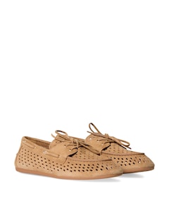 dames loafers bruin