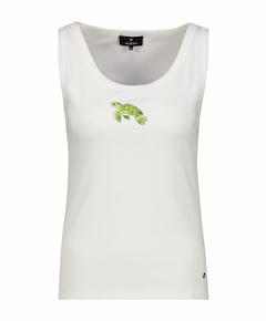 Dames top ecru