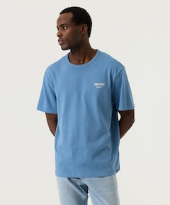 Heren T-shirt blauw