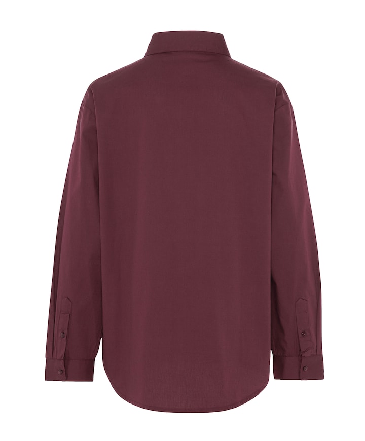 Dames t-shirt bordeaux
