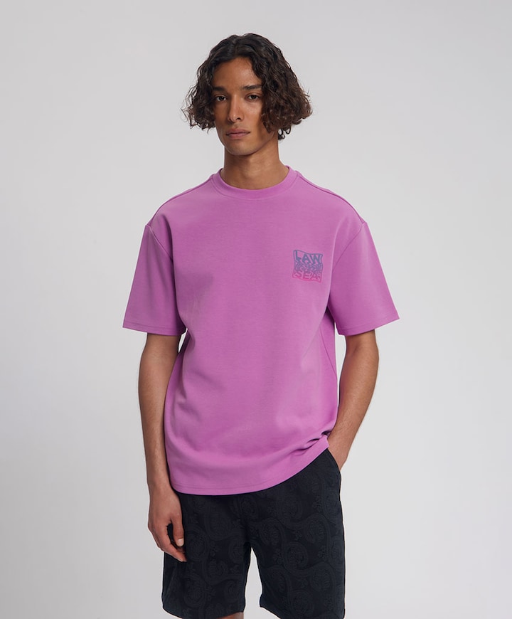 Heren T-shirt roze