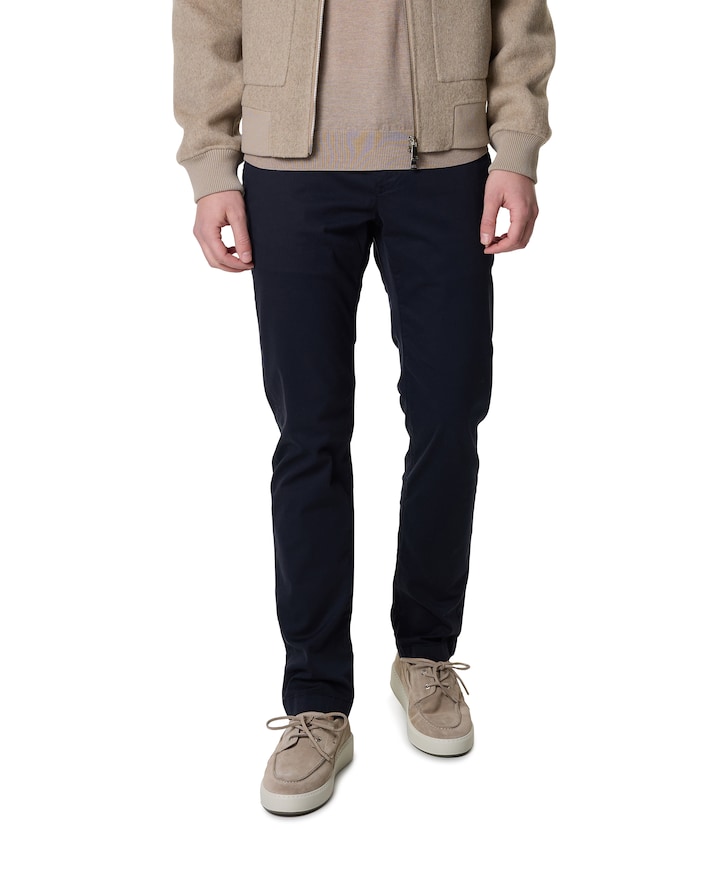 Bobby Slim Fit heren pantalon blauw