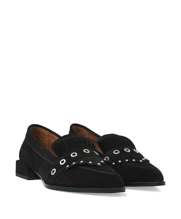 Jazz Emily dames loafers zwart