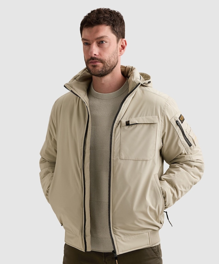 Heren jas beige