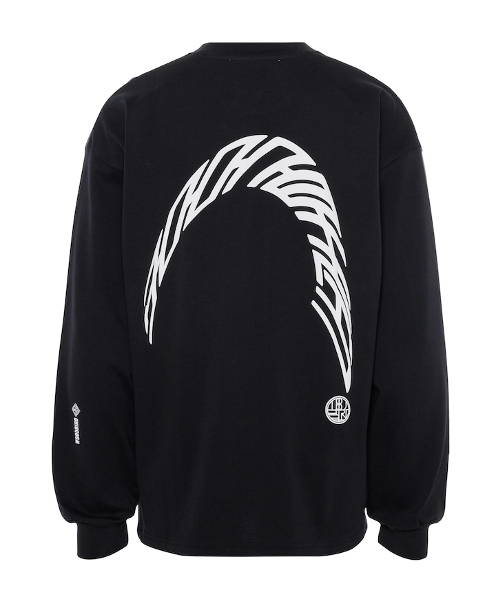 Heren longsleeve zwart