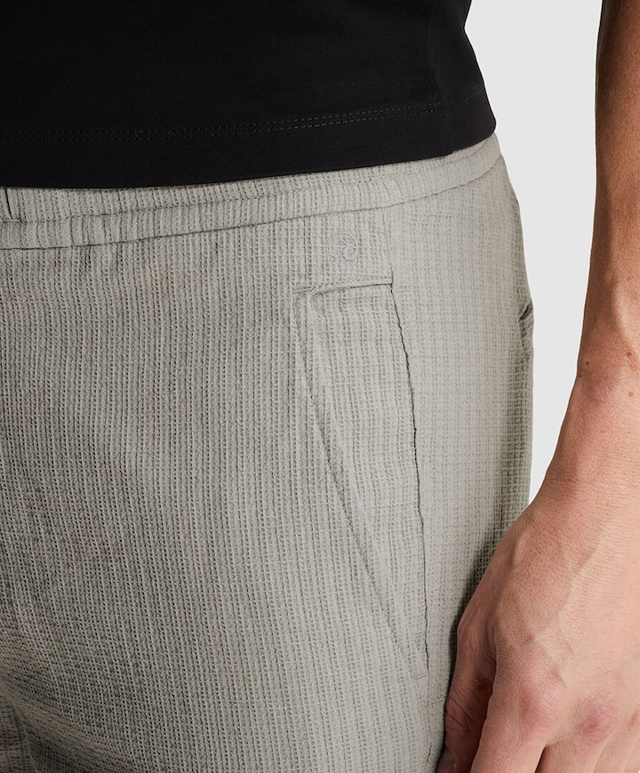 CHINO SHORTS STRUCTURE heren korte broek blauw