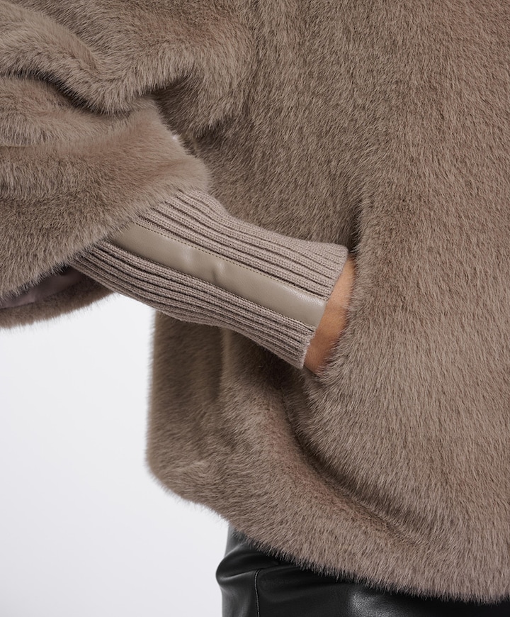 Dames jas beige